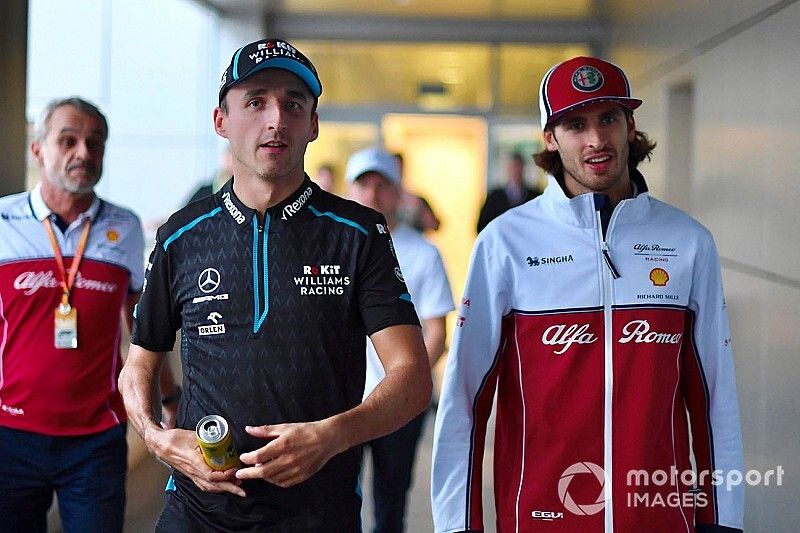 Robert Kubica, Williams Racing, Antonio Giovinazzi, Alfa Romeo Racing