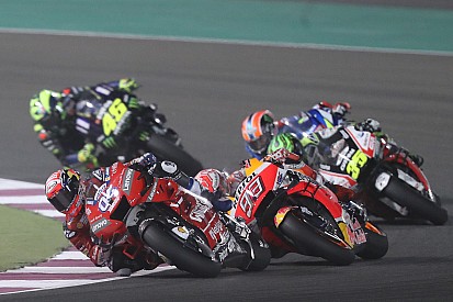 MotoGP in Katar: Dovizioso siegt hauchdünn vor Marquez