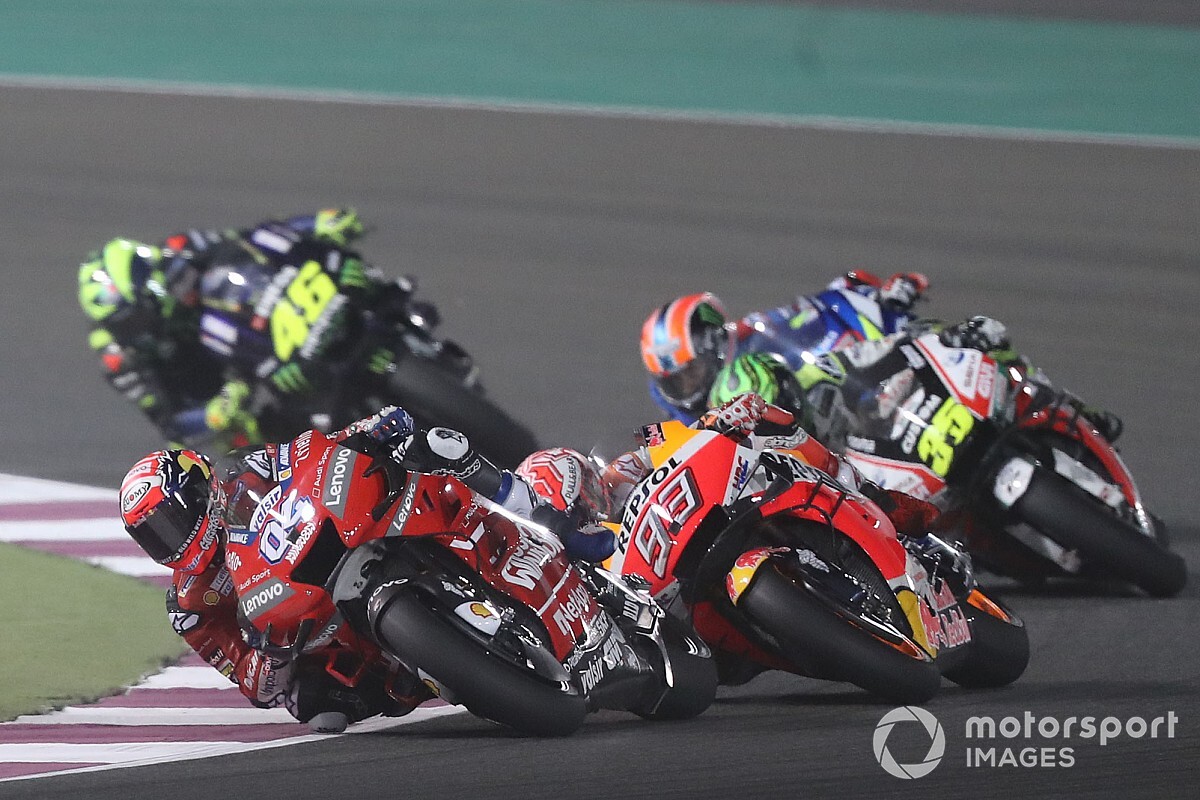 Dovizioso's late error helped him beat Marquez
