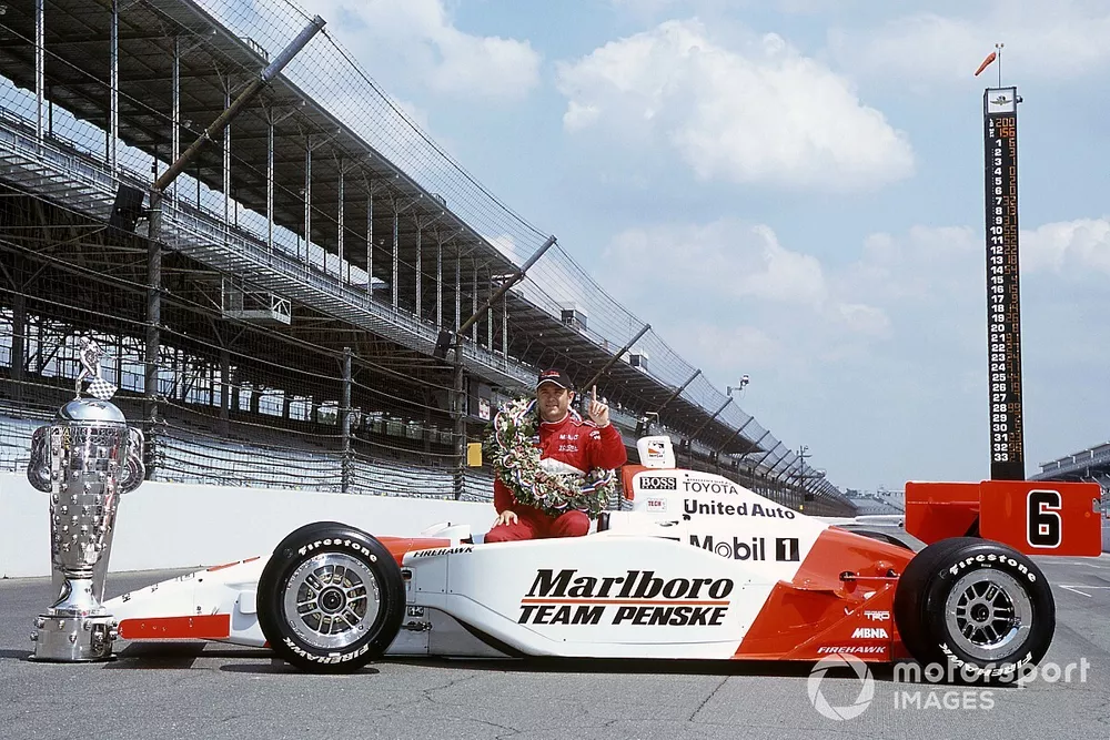 Le vainqueur Gil de Ferran, Penske-Toyota