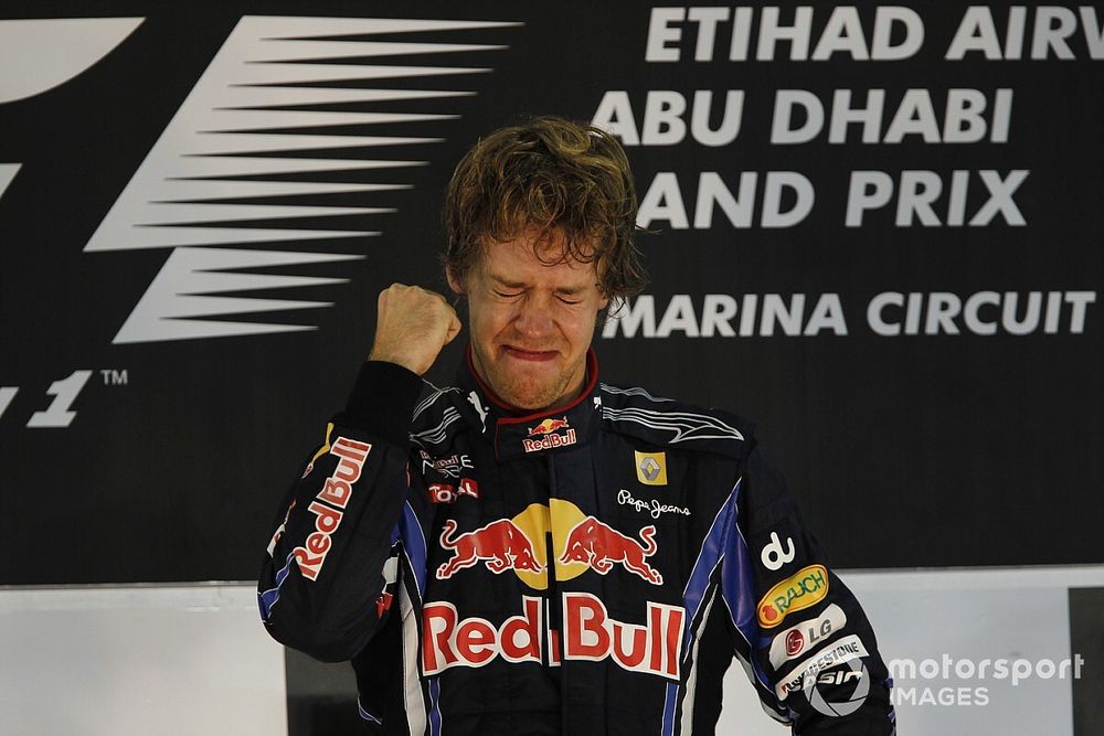 Sebastian Vettel, Red Bull Racing celebra su victoria