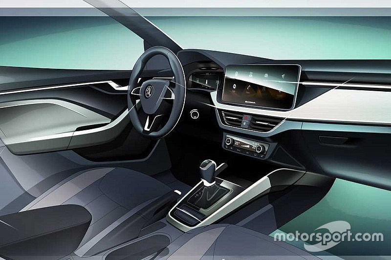 Skoda показала салон нової моделі Scala