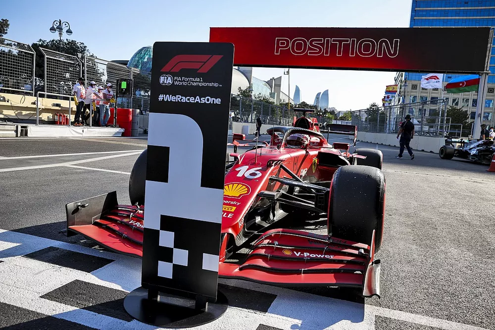 Polesitter Charles Leclerc, Ferrari  