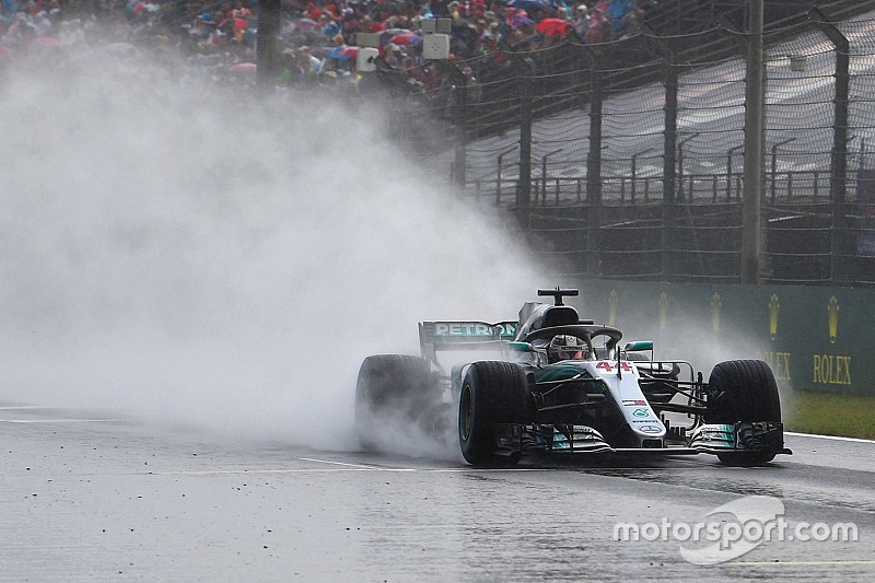 GP Hongaria: Hamilton start pole, Mercedes berjaya di hujan