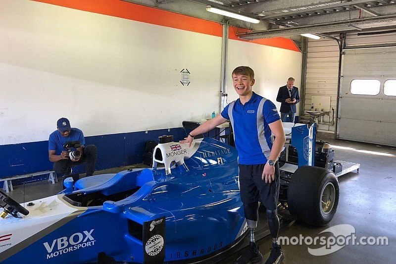 El test sorpresa de Billy Monger en un F1