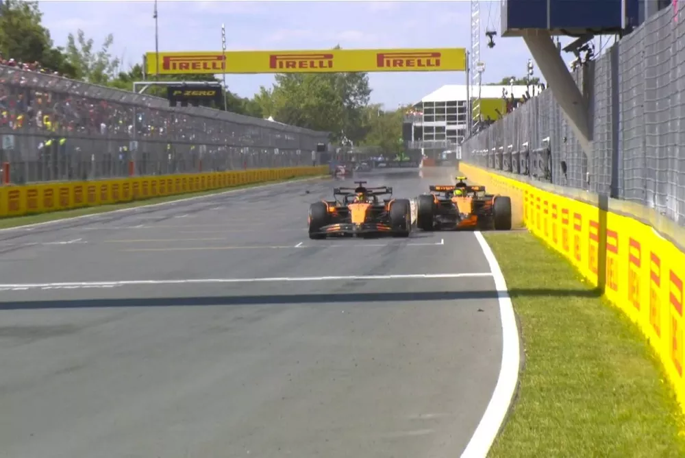 Accidente de Lando Norris en Canadá