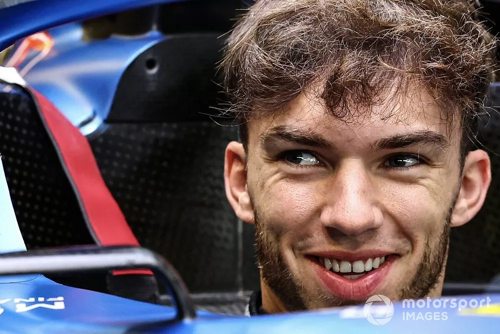 Pierre Gasly, en su estreno con Alpine