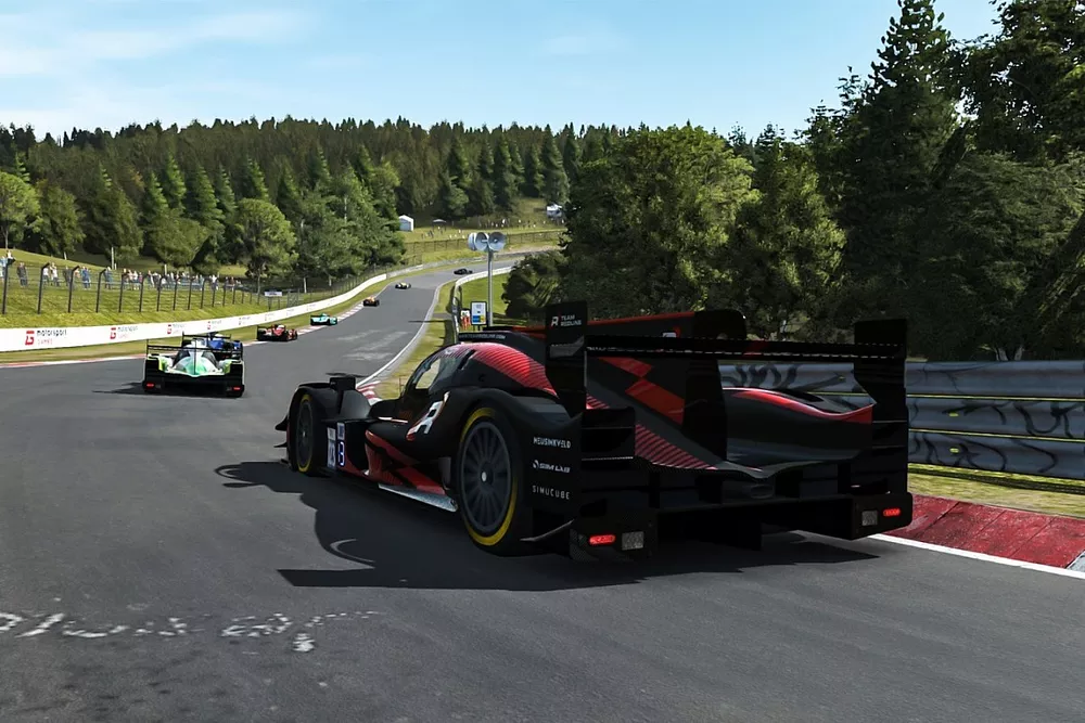 Le Mans Virtual Series Team Redline and TESLA R8G win shortened N&uuml;rburgring event