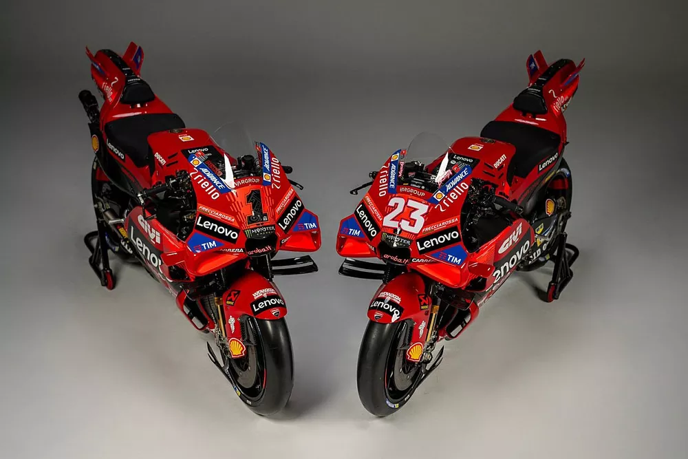 MotoGP: Ducati revela moto de 2024 de Bagnaia e Bastianini