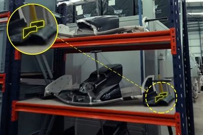 Cadillac prueba en el t&uacute;nel el efecto del lavado en el aler&oacute;n delantero