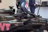 Colapinto debuta en pista con Alpine en un test en Barcelona