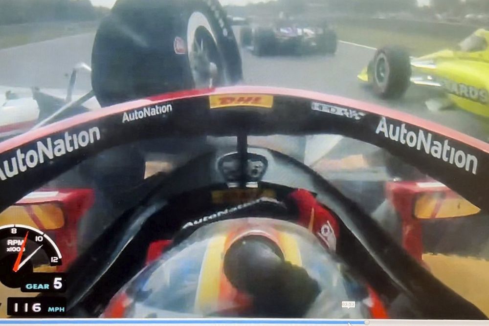 Onboard screen shots Ryan Hunter-Reay, Andretti Motorsport