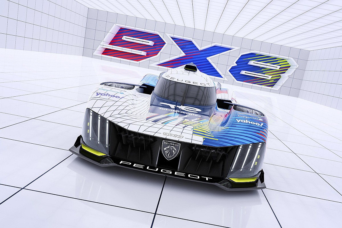 プジョー、ル・マン24時間レース用の9X8特別カラーリングを公開