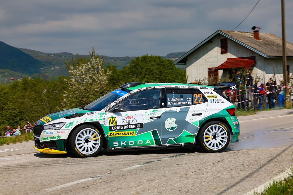 Emil Lindholm, Reeta H&auml;m&auml;l&auml;inen, Toksport WRT Skoda Fabia Evo Rally2