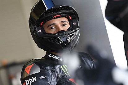 Hamilton hints at more bikes outings after Qatar MotoGP visit