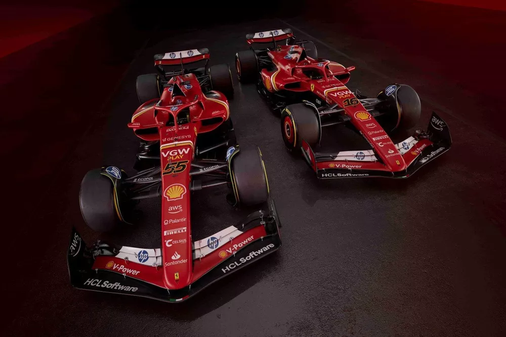 Livrea speciale della Ferrari per il GP d'Italia
