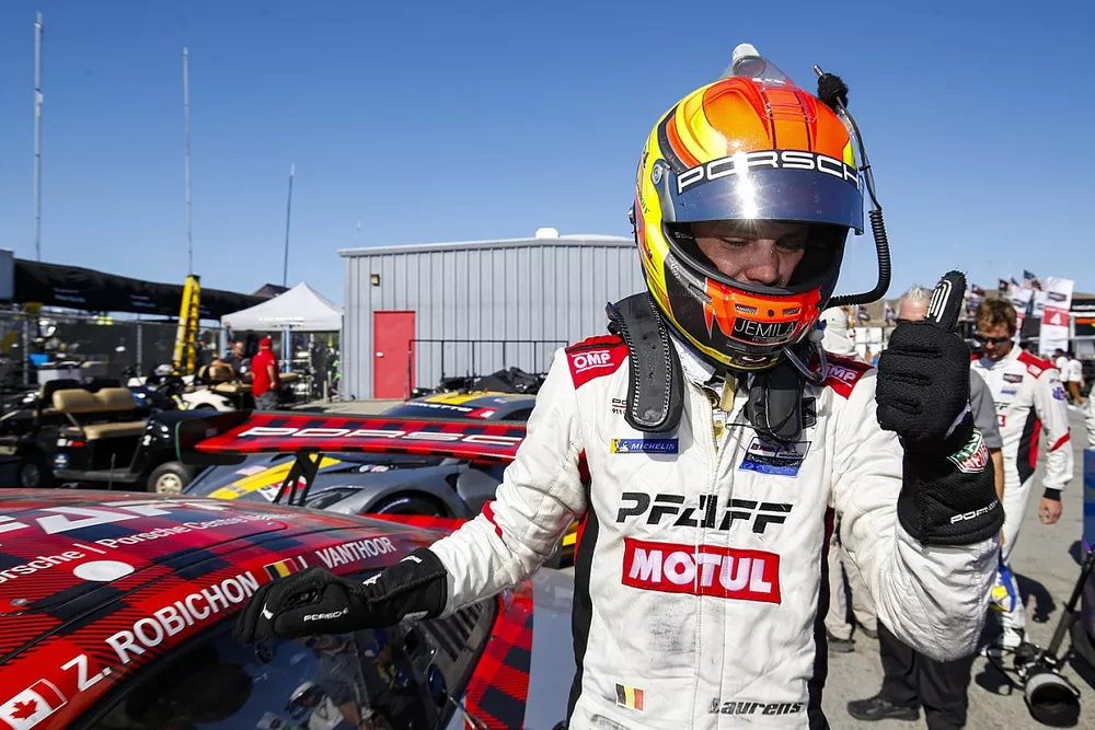 #9: Pfaff Motorsports Porsche 911 GT3R, GTD: Zacharie Robichon, Laurens Vanthoor