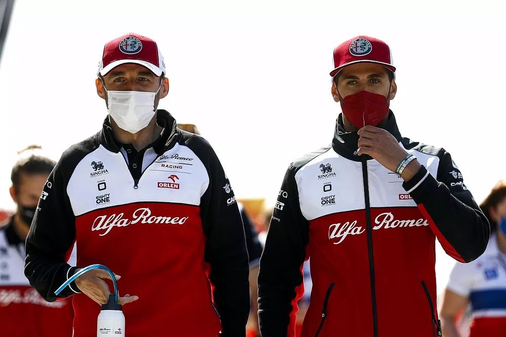 Robert Kubica, Test and Reserve Driver, Alfa Romeo Racing and Antonio Giovinazzi, Alfa Romeo Racing 