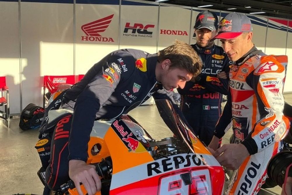 Marc Márquez, Max Verstappen, Sergio Pérez