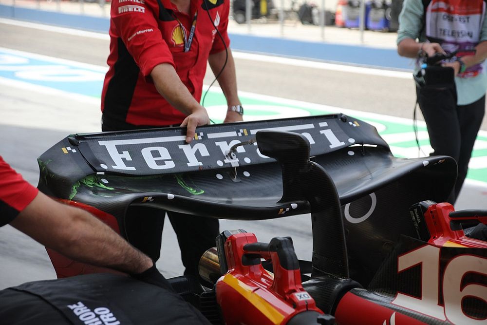 Ferrari SF-23 rear wing detail