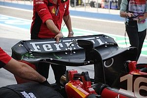 Ferrari F1 tuvo una falla en su nuevo alerón trasero en Bahréin