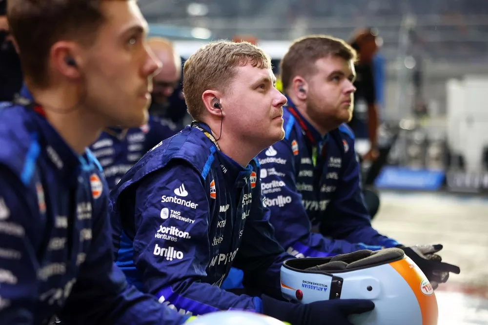 The Williams team