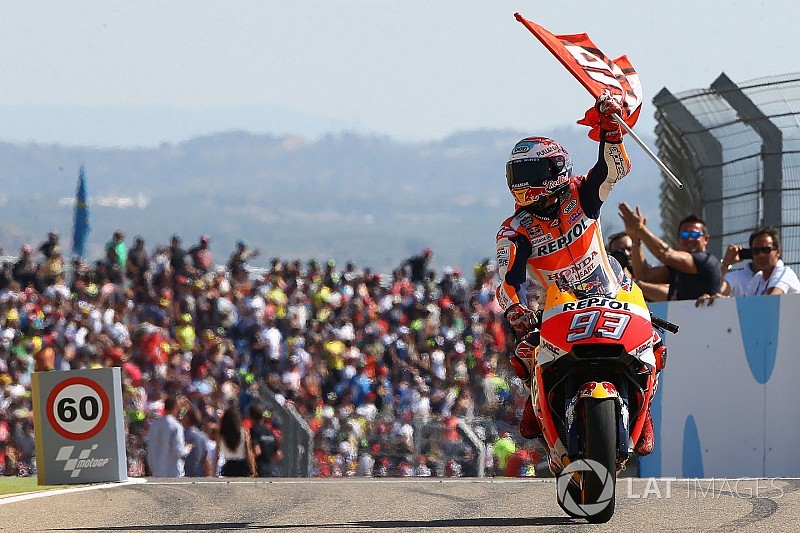 Márquez apostou mais do que tinha em Aragón