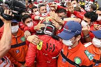 Ferrari: "Sainz merecía este podio; no será el último"