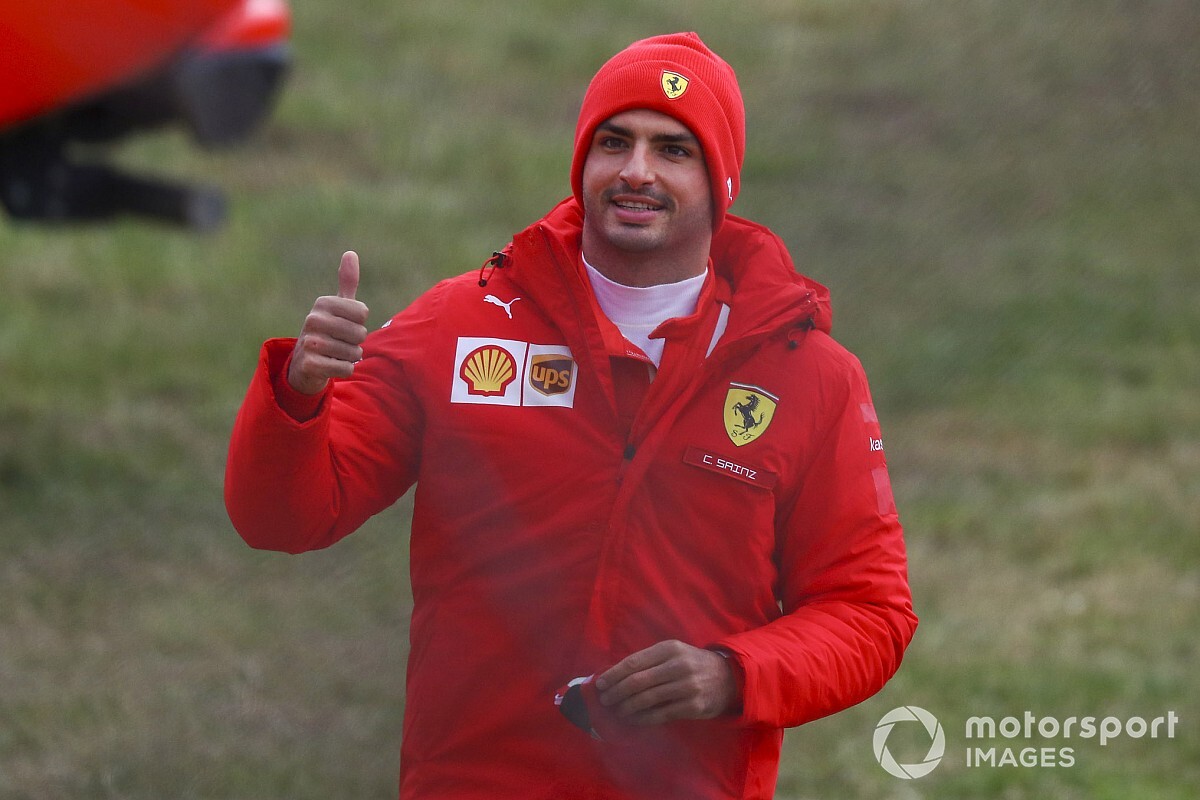 Carlos Sainz hails ‘unforgettable’ maiden Ferrari F1 test