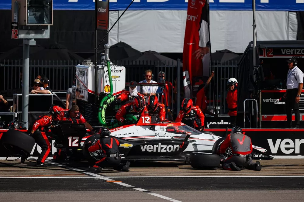 Will Power, Team Penske Chevrolet, Pit Stop