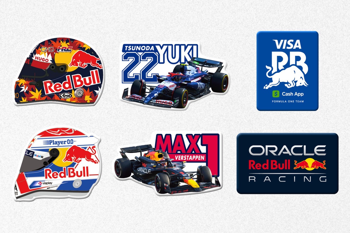 【限定・非売品】F1 日本GP レッドブル ポストカード 角田裕毅 マックス f1-2 画像｜角田裕毅選手のマシンもデザインされた『F1速報日本