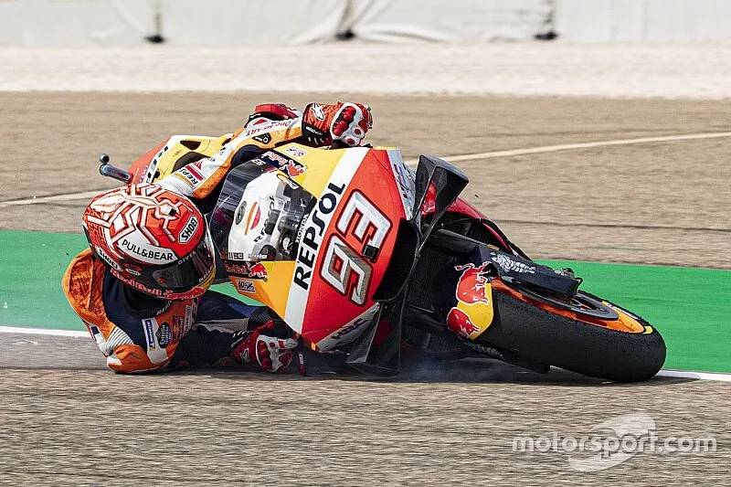 Chute de Marc Marquez, Repsol Honda Team