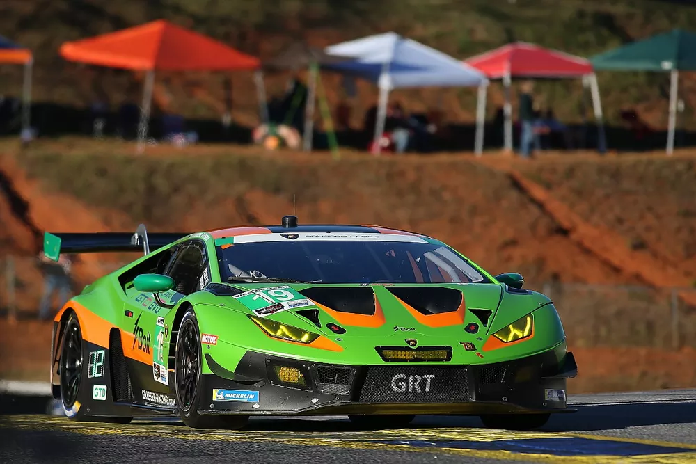 #19 GRT Grasser Racing Team Lamborghini Huracan GT3, GTD: Misha Goikhberg, Franck Perera, Michele Beretta