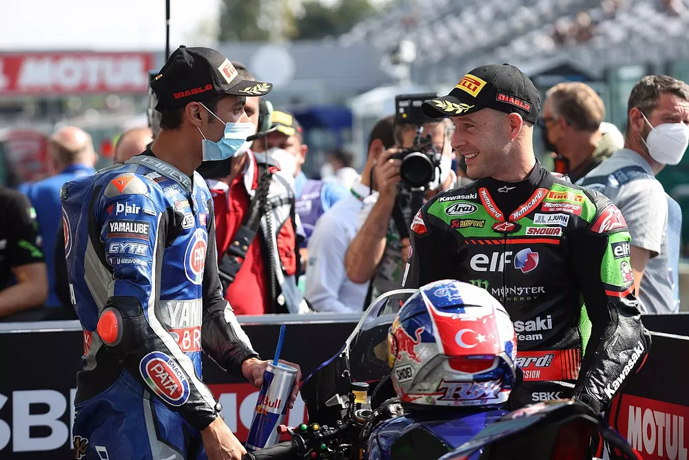 Toprak Razgatlioglu, PATA Yamaha WorldSBK Team, Jonathan Rea, Kawasaki Racing Team WorldSBK