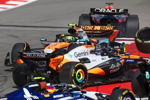 McLaren revisará después de Austin el choque de la carrera sprint entre Norris y Piastri