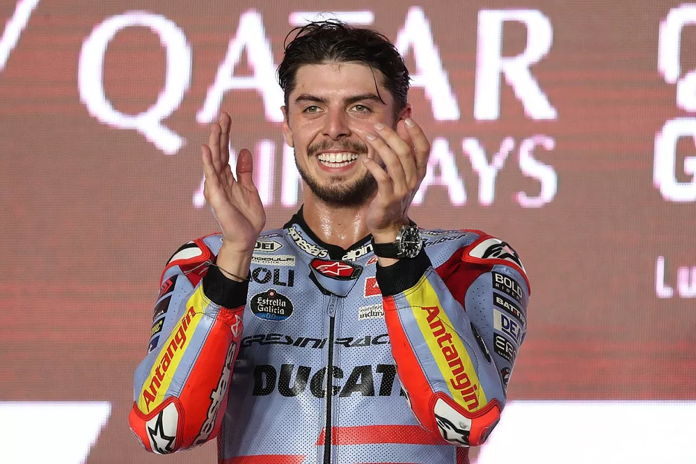 Podio: ganador Fabio Di Giannantonio, Gresini Racing