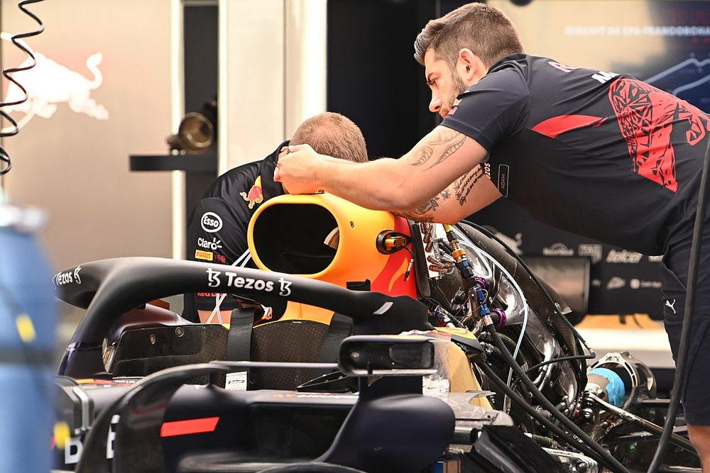 Detalle del Red Bull Racing RB18