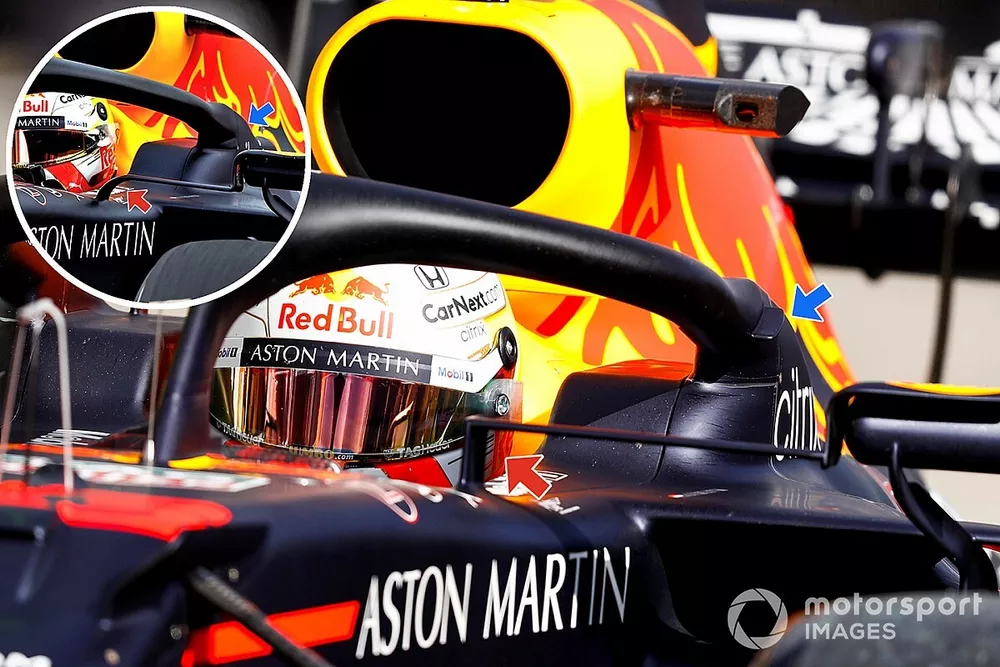Red Bull Racing RB16 winglet comparison