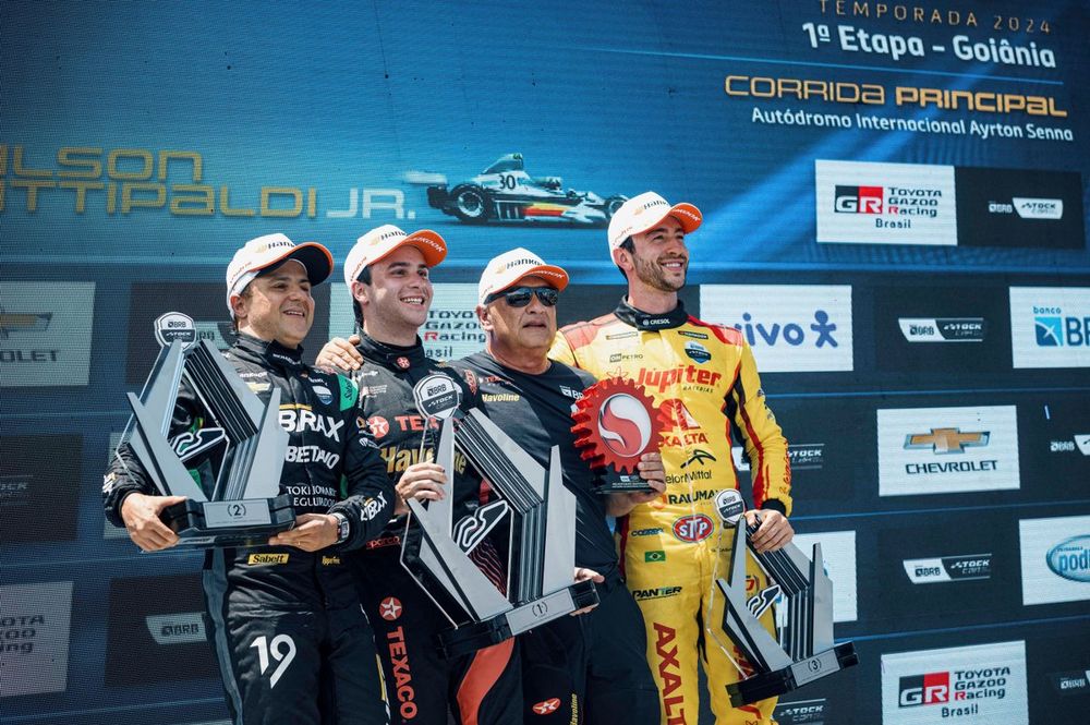 Felipe Massa, Felipe Baptista, William Lube e Gabriel Casagrande