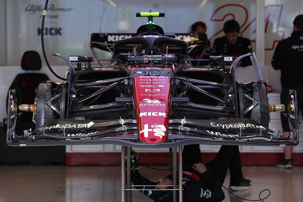Detalle técnico del Alfa Romeo C43