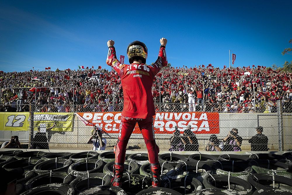 World champion Francesco Bagnaia, Ducati Team