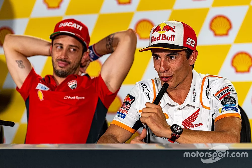 Andrea Dovizioso, Ducati Team, Marc Marquez, Repsol Honda Team