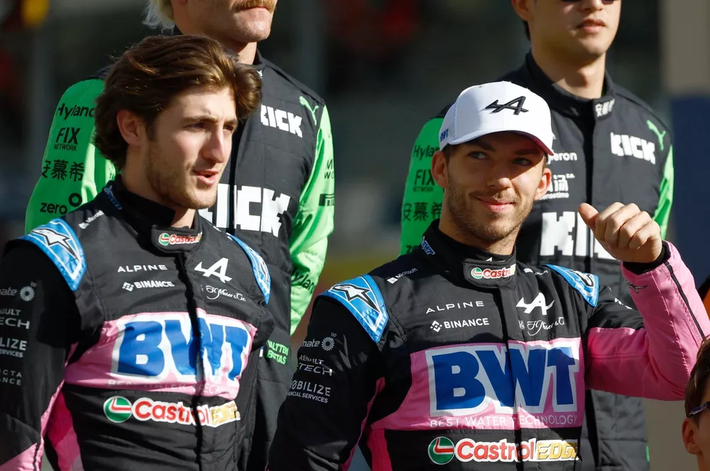 Jack Doohan en Pierre Gasly, Alpine F1 Team,