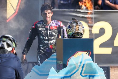Jorge Martín: "Estaba empezando a llorar" al final de la carrera