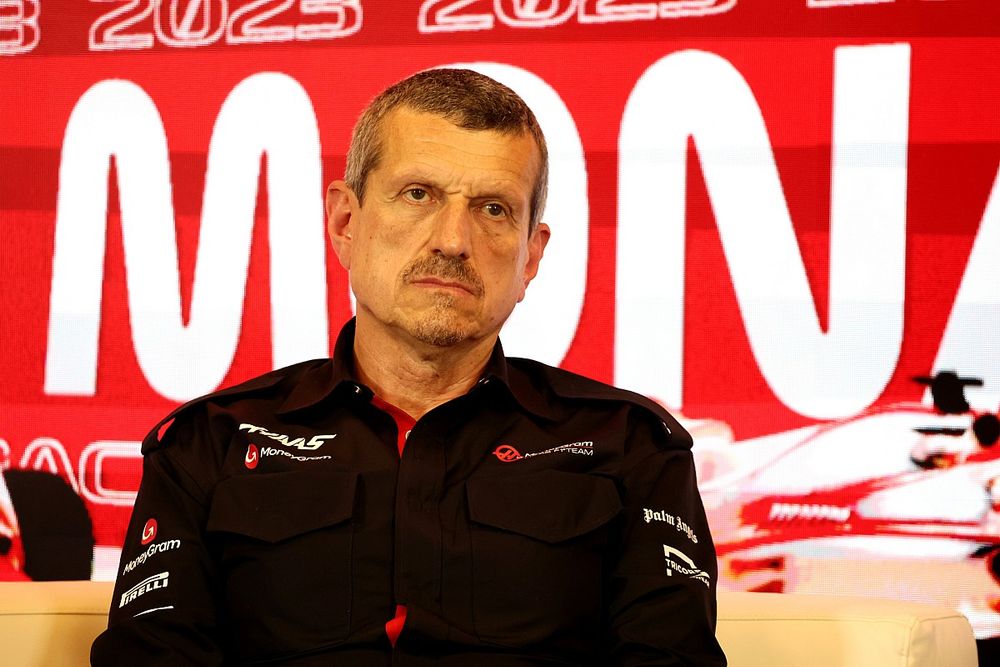 Guenther Steiner, director del equipo Haas F1 Team, en la rueda de prensa de los directores de equipo.