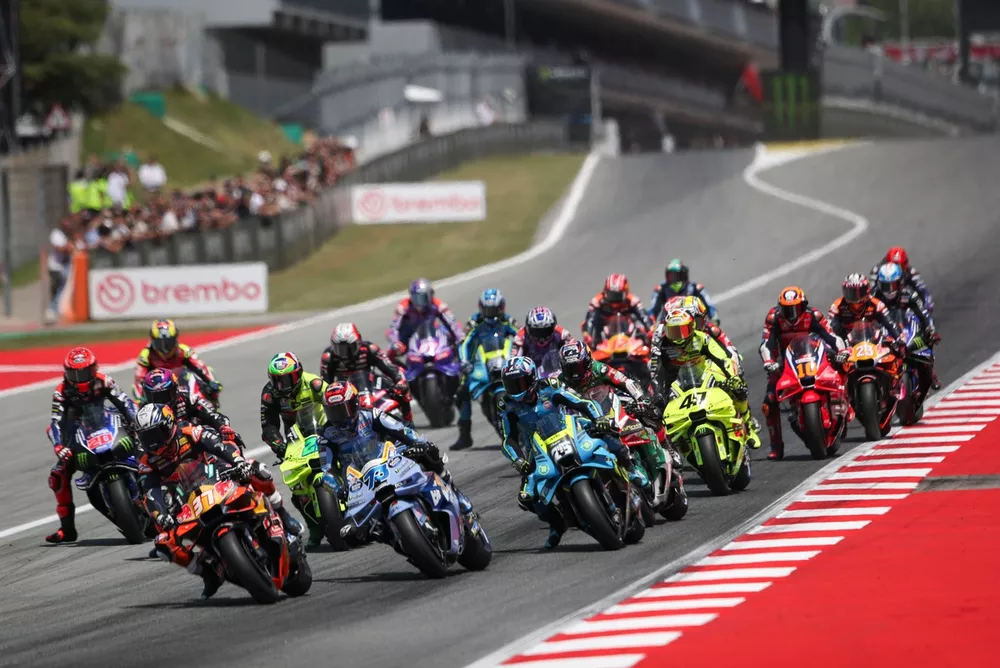 Salida del GP de Catalunya