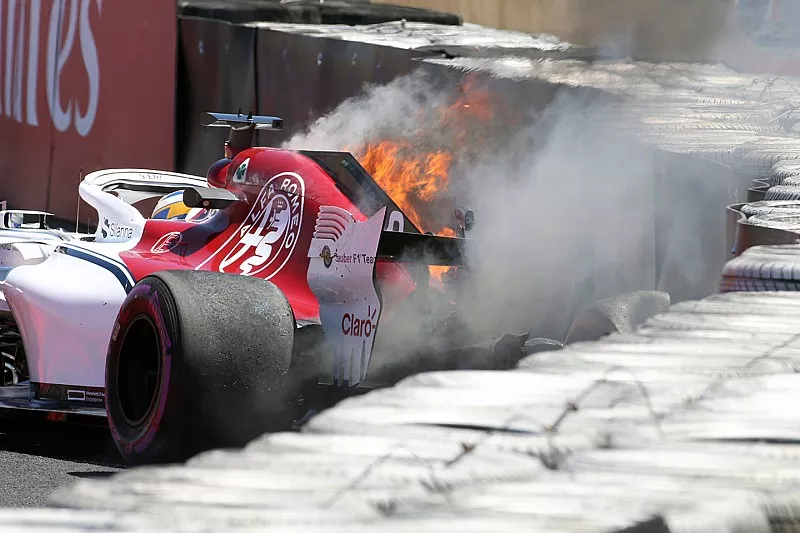 L'incidente di Marcus Ericsson, Alfa Romeo Sauber C37