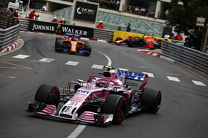 Ocon salvó el sexto puesto en Mónaco pese a un problema de frenos