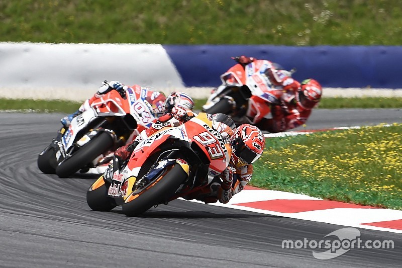 Стартова решітка MotoGP Гран Прі Австрії