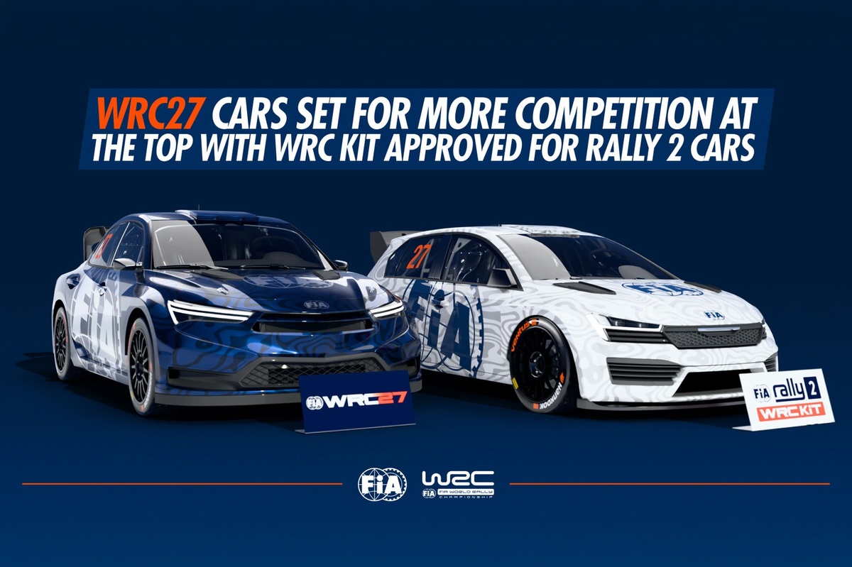 FIA anuncia kit de actualización para coches Rally2 para unirse a la división mayor del WRC 2027